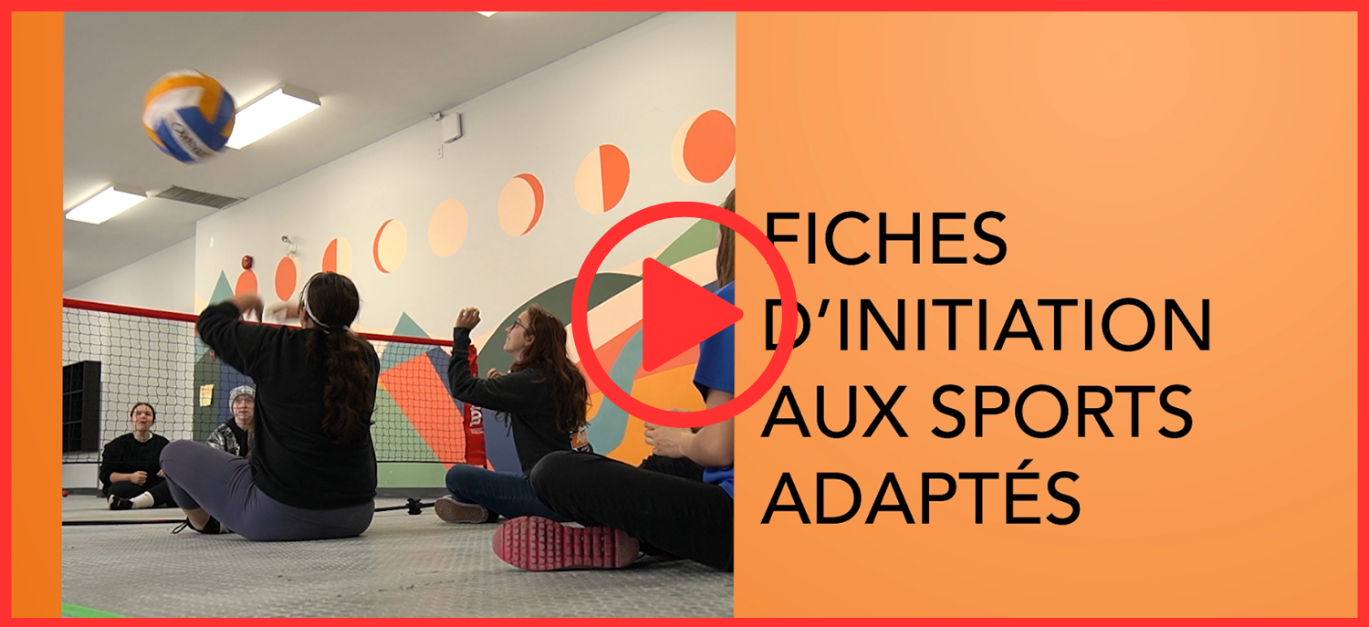 Capture d'écran de notre capsule vidéo sur les fiches de sports adaptés